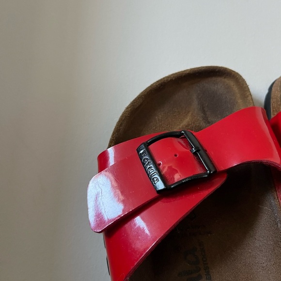 BETULA Birkenstock Red Sandals Size 11 - Picture 7 of 8